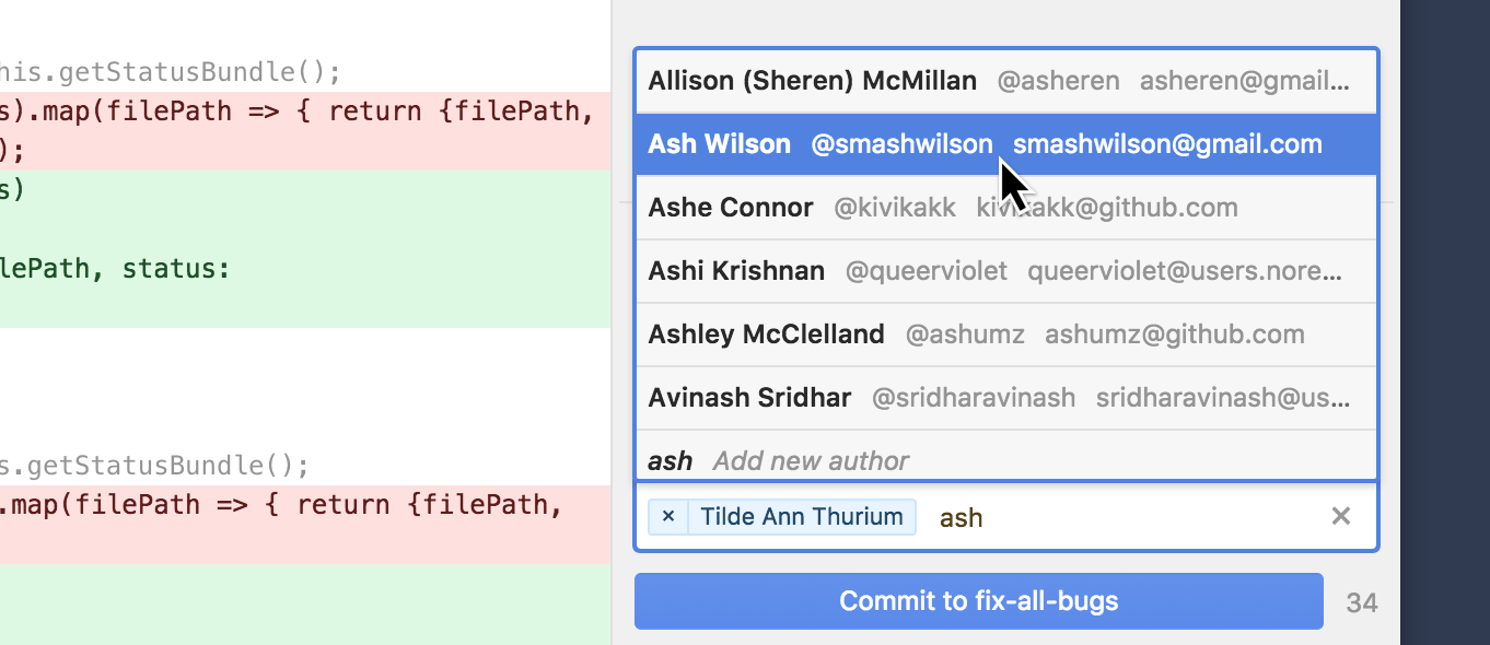 Commit with co-authors